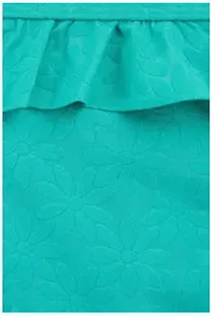 WE Fashion Bandeau-Bikini-Top blau|grün 122/128