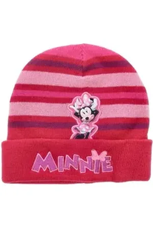 Disney Minnie Mouse Skimütze Wintermütze – 100% Acryl, mit hochwertiger Stickerei rosa