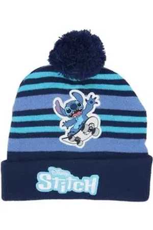 Disney Lilo & Stitch Bommelmütze Wintermütze aus Acryl – Warm & langlebig blau
