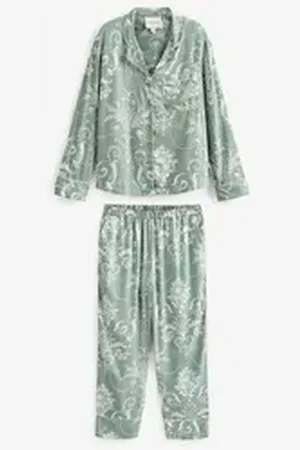 Laura Ashley Pyjama Pyjama mit Knopfleiste (2 tlg) grün 34 (GB: 6)