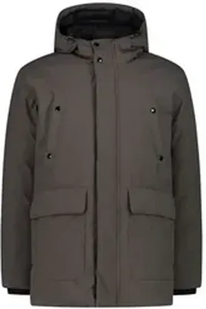 CMP Winterjacke Herren Jacke MAN LONG JACKET FIX HOOD 34K0157 weiß 52