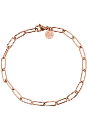 GOOD.designs Gliederarmband (1-tlg), mit Karabinerverschluss rosa