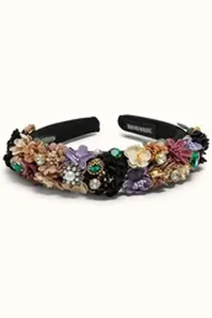 Just Be Haarreif Haarreif Flower schwarz