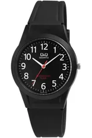 Q&Q Quarzuhr VQ50J024Y Unisexuhr mit Silikonarmband, 10 bar, schwarz