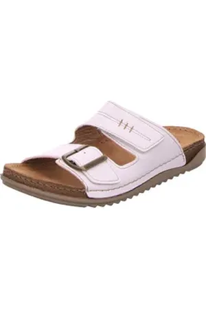 Fischer Markenschuh Sarah Pantolette weiß 38 EU