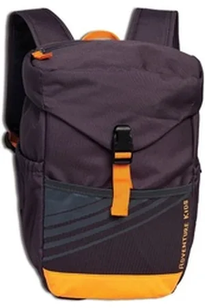 Fabrizio ® Kinderrucksack GoGreen Kinderrucksack 20x27x15 (Freizeitrucksack), Kinderrucksack, Freizeitrucksack aus Polyester, recycelt in grau, oran grau|orange