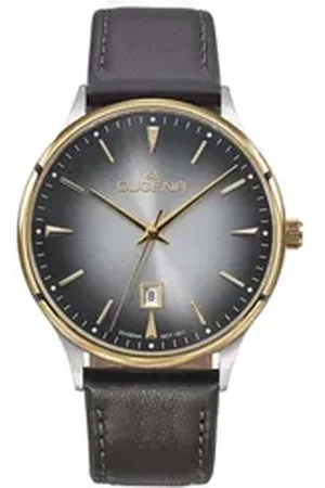 DUGENA Quarzuhr Herren-Armbanduhr Grace, Quarzwerk, wasserdicht, 5 bar schwarz
