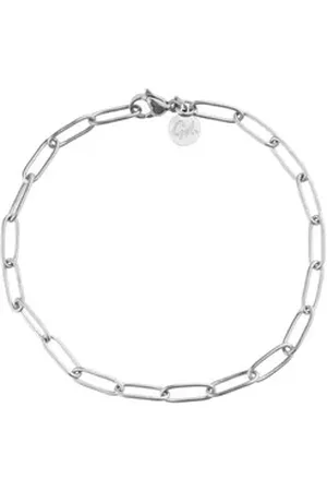GOOD.designs Gliederarmband (1-tlg), mit Karabinerverschluss silberfarben