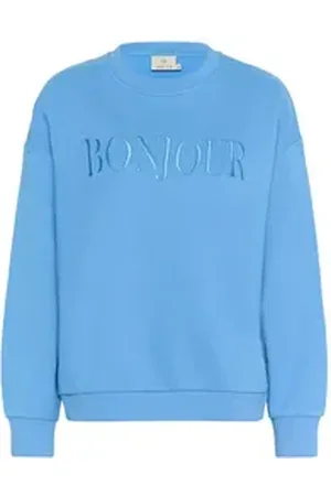 Kaffe Fleecepullover Sweatshirt BPjacky blau L