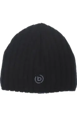 Bugatti Strickmütze Polyacrylkopfbedeckung (1-St) blau