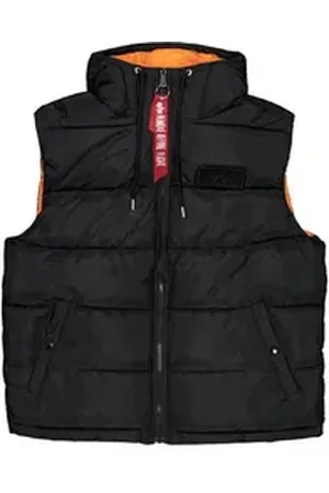 Alpha Industries Blouson Men - Vests Hooded Puffer Vest FD schwarz 2 XL