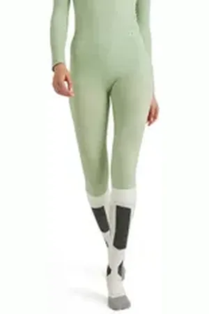 Falke Thermounterhose Wool-Tech (1-St) aus Merinowolle für kalte bis sehr kalte Temperaturen grün S