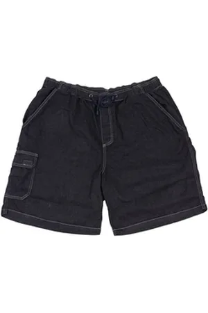 ABRAXAS Jeansbermudas Jogging Jeans Bermuda in Übergröße bis 10 XL, dunkelblau blau 5XL
