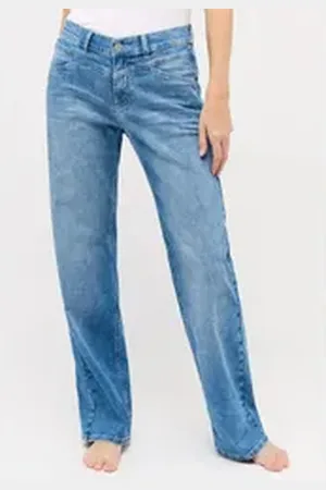 Angels Weite Jeans - Liz Modern Fancy - Relaxed Fit - weite Jeans blau 34/30