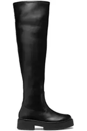 Geox Overknees D Spherica Ec7 D46VDC 0BC43 C9999 Schwarz Overkneestiefel schwarz 39 EU