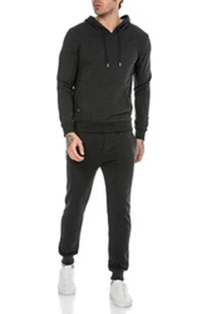 Redbridge Jogginganzug für Herren – Ideal für Freizeit und Sport (2-tlg), Premium Qualität grau M