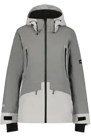Icepeak Skijacke CAVOUR warm wattierte Damen Skijacke hellgrau grau 38