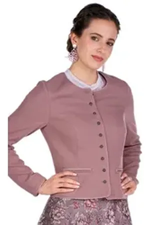 MARJO Trachtenjanker Trachtenblazer Damen - BRITTA - mauve light 46