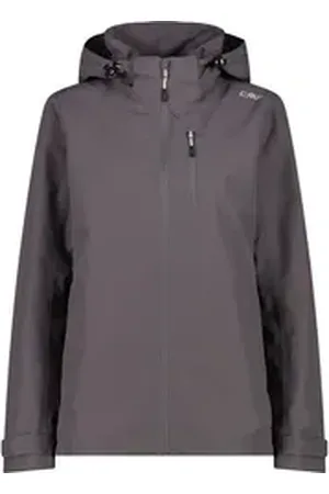 CMP Outdoorjacke Damen Jacke Woman Jacket Zip Hood 35Z5036 grau 42