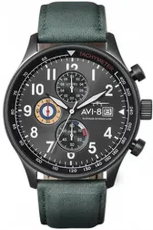 Avi-8 Quarzuhr AV-4011-0D Hawker Hurricane Chronograph 42mm 5ATM grau