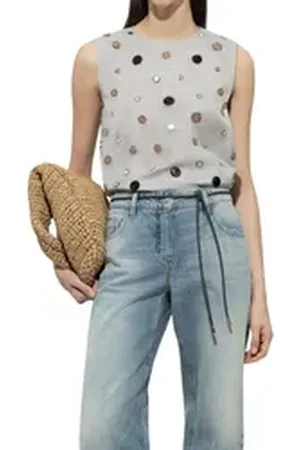 Luisa Cerano Blusentop grau 34