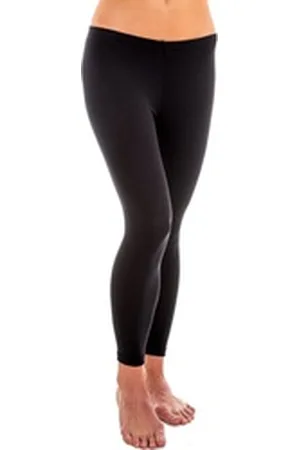 Hermko Leggings 1720 Damen Legging aus 100% Bio-Baumwolle schwarz 40/42 (M)