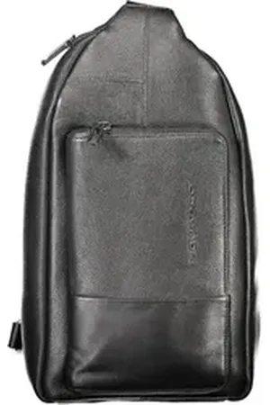 Piquadro Businesstasche, Herrengürteltasche schwarz – Stilvolle Ein-Schultertasche mit Table