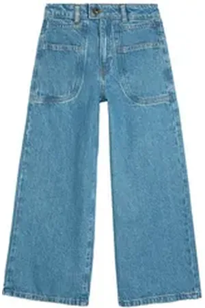 Koton Schlagjeans Normale Leibhöhe Palazzo blau 110