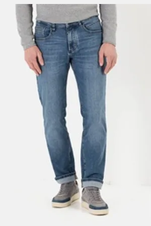 Bültel Worldwide Camel active 5-Pocket-Jeans fleXXXactive® Jeans Relaxed Fit blau 42