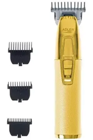 Adler Beauty-Trimmer AD 2836, elektrisch, für Gesicht, Bartschneider, Schneidegerät, Gold goldfarben
