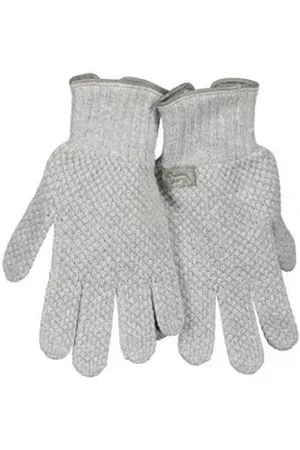HARMONT&BLAINE Strickhandschuhe Elegante graue Herrenhandschuhe mit Logo - Stil und Komfort vereint XL