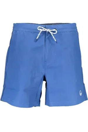 North Sails Badeshorts Herren-Badehose Blau aus Bio-Baumwolle – Stilvoll mit Kontrastdetail XL