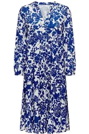 ONLY Midikleid Milana (1-tlg) blau M