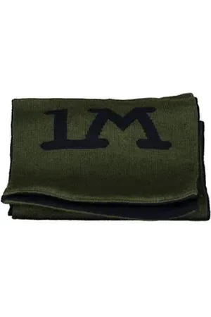 La Martina Modeschal, Charmanter Herrenschal in Grün mit Kontrastdetails und Logo-Druck