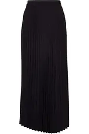 SELECTED FEMME A-Linien-Rock (1-tlg) Plissee schwarz 34