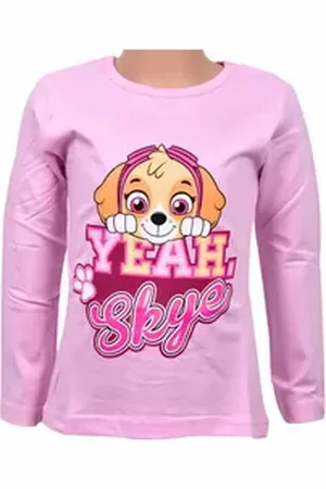 Paw Patrol Langarmshirt Skye Mädchen Shirt aus Baumwolle Gr. 98 - 116 cm rosa 104 cm