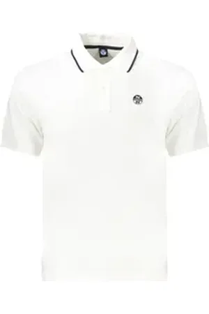 North Sails Poloshirt Herren Poloshirt Weiß mit Kontrastdetails und Logo 2XL