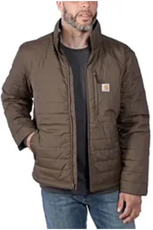 Carhartt Regenjacke Herren Rain Defender Relaxed Fit Leichte Isolierte Jacke braun xl