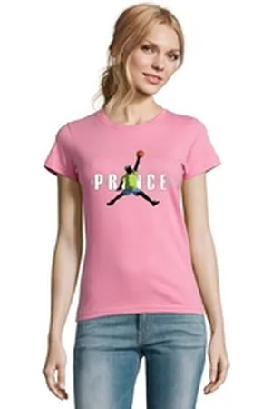 Blondie & Brownie T-Shirt Damen Fresh Prince Bel Air Basketball rosa L
