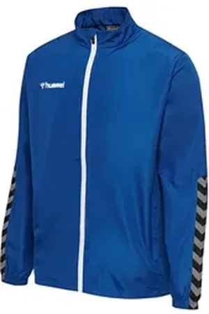 Hummel Sweatjacke Authentic Micro Trainingsjacke F8745 Polyester blau XL