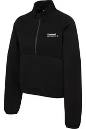 Hummel Trainingsjacke hmlTECH FLEECE WOMEN BOXY HALF BLACK L