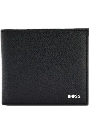 HUGO BOSS Geldbörse Gift Set 4 CC Wallet / Keyring (Set, 2-tlg), aus echtem Rindsleder schwarz