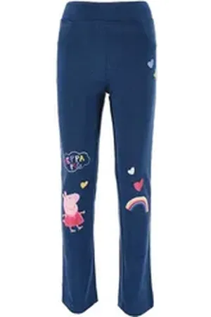 Peppa Pig Leggings Peppa Wutz Heartland Kinder Mädchen Leggings Hose blau 116