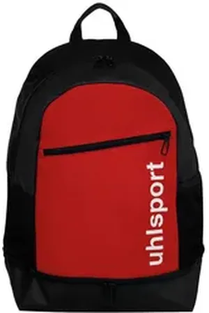 Uhlsport Sporttasche Essential Rucksack Bodenfach rot|schwarz