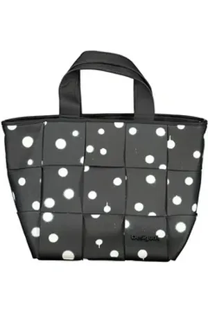 Desigual Umhängetasche, Elegante Damenhandtasche Schwarz mit Vielseitigen Tragemöglichkeiten