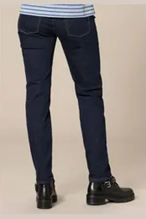 Bianca Gerade Jeans - Stretchjeans - Denim Hose - Basic Jeans - DENVER blau 48