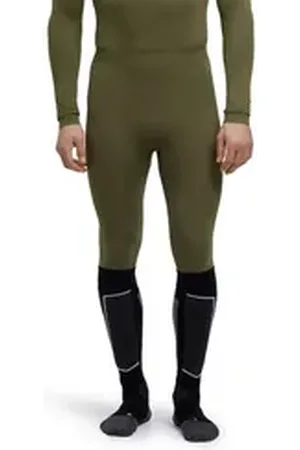Falke Thermounterhose Warm (1-St) thermoregulierend für warme bis kalte Temperaturen grün M