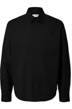 Only & Sons Outdoorhemd - Overshirt einfarbig - Worker Hemd - lockeres Hemd schwarz M