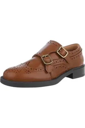 Ital-Design Damen Mokassins Freizeit Slipper (88930605) Blockabsatz Slipper in Camel braun 37 EU