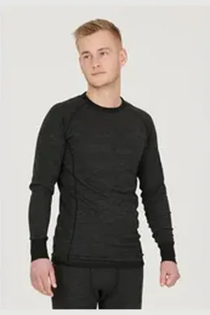 Whistler Funktionsshirt BRADLEY (1-tlg) mit hohem Merinowoll-Anteil grau XXL